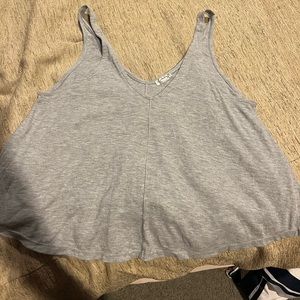 FREE PEOPLE- intimately grey tank top